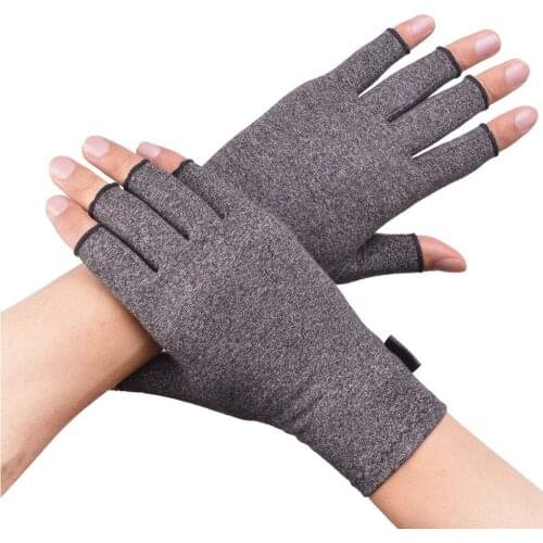 1 Pair Compression Arthritis Gloves Open Fingers Wrist Support for Women Men Joint Pain Relief Hand Brace Therapy Wristband