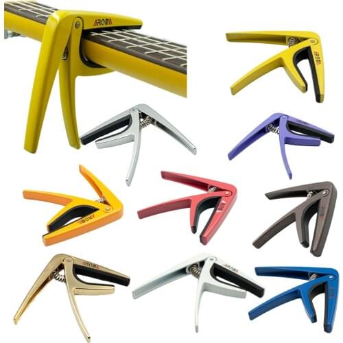 1 Pcs Metal Guitar Capo Tuner Adjustable Trigger Quick Change Key Clip for Acoustic Electric Folk Classical Guitar Accessories