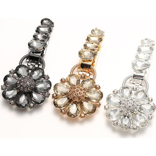 Rhinestone buckle mink / fur / mink / coat / mink buttons, DIY handmade clothing accessories FB08