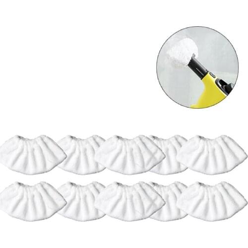 10 Pcs Brush Head Cover Cover for KARCHER SC2 SC3 SC4 SC5 Steam Cleaner Accessory High Quality and Brand New