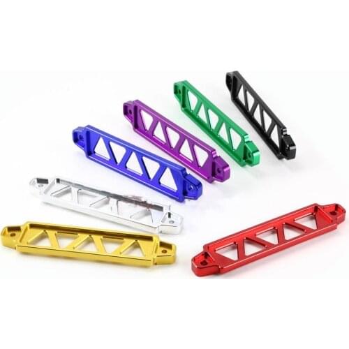 220MM 190MM BLACK BILLET ALUMINUM CAR BATTERY TIE DOWN MOUNT BRACKET HOLDER BAR RED GOLG SILVER