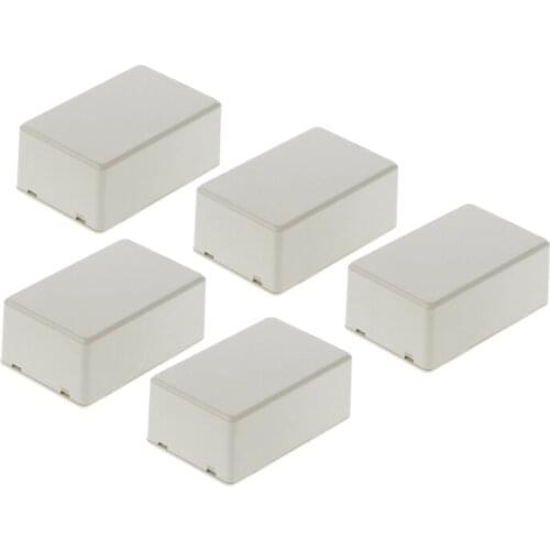 5Pcs New Plastic Electronic Project Box Enclosure Instrument Case DIY 70x45x30mm 16FA