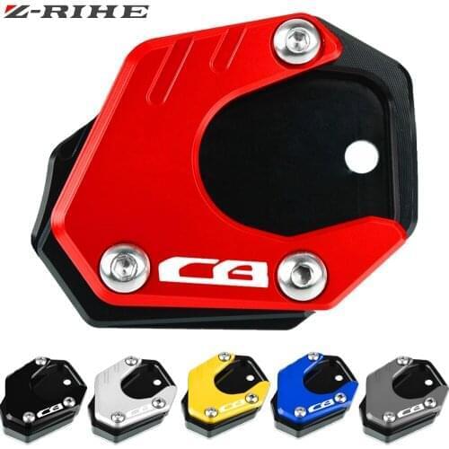 Motorcycle Side Stand Enlarge Plate Kickstand Extension FOR HONDA CB650R Neo Sports Cafe CBR500R CB500F/X CB125R CB300R CB400X