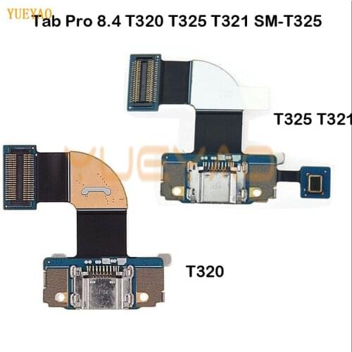 T320 Charging Flex For Samsung Galaxy Tab Pro 8.4 SM T321 T325 Dock jack socket Connector Charger USB Charging Port Flex Cable
