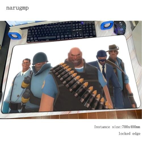 Team fortress 2 mouse pad gamer 80x40cm mousepad Boy Gift desk mat Natural Rubber gaming padmouse game keyboard mats oversized