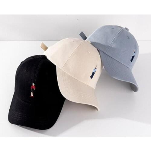 Summer Fashion Embroidery Baseball Cap Women Hip Hop Streetwear Spring Snapback Hats Men Outdoor Casual Solid Color Caps PJ373