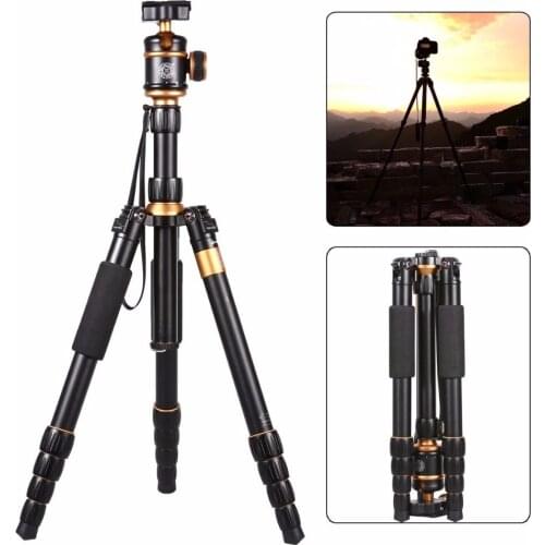 Moveski Q888 Tripod Monopod Aluminum Alloy with Ball Head Portable Detachable Changeable Traveling For SLR Camera DSLR Camcorder