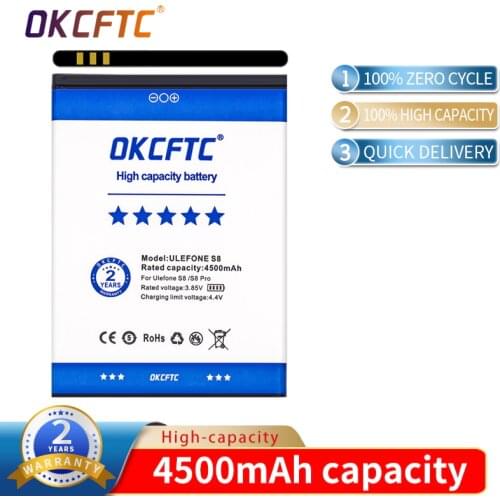 OKCFTC Ulefone S8 Pro Phone Batteries