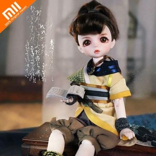 Xiaomi 30cm BJD Doll 28 Movable Joint Exquisite Makeup 3D Eyes Beautiful DIY Toy Doll with Clothes Dress Up Fashion Doll Gift