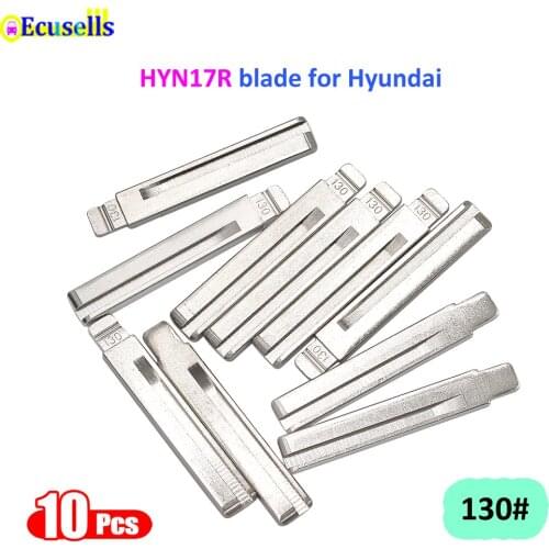 10pcs/lot universal blank flip key HYN17R NO.130 Key Blade 130# For Hyundai Santa Fe KD remotes