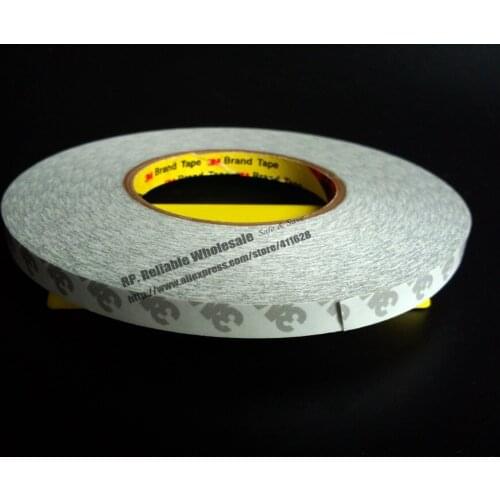 1x 21mm (or 22mm/ 23mm) * 50 Meter 3M9080 High Performance Two Sides Adhesive Tape Widely Use for Cell Phone Screen LED Panel