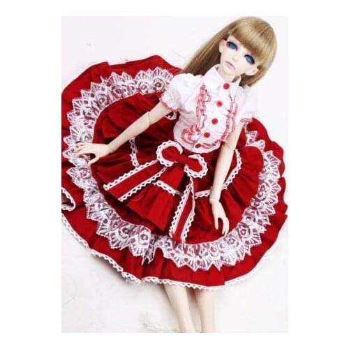 [wamami] 299# Red Dress/Clothes/Suit 1/3 SD DZ BJD Dollfie