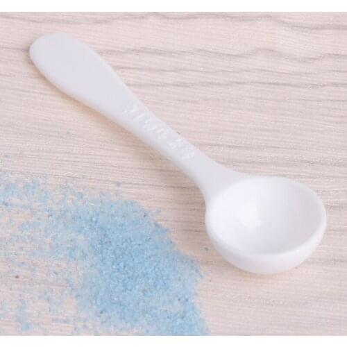 1 Gram Granular Powder Fertilizer White Scoop Spoon Plastic Gardening Supplies P31E