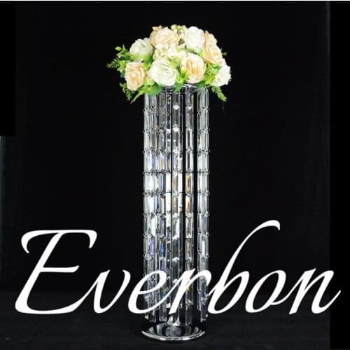 10PCS/lot acrylic crystal wedding centerpiece 31.5 inch tall flower stand Table decor wedding supply Wedding decorations Hotel