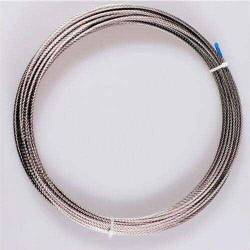 2mm Stainless Steel Wire Rope Fine Steel Wire for Clothes Hanger 20meter