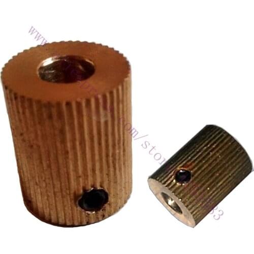 3pc,42 Teeth ,optional 5mm/8mm Bore Brass Drive Gear for 1.75mm & 3mm Filament 3D Printer RepRap Prusa Mendel Extruder Pulley