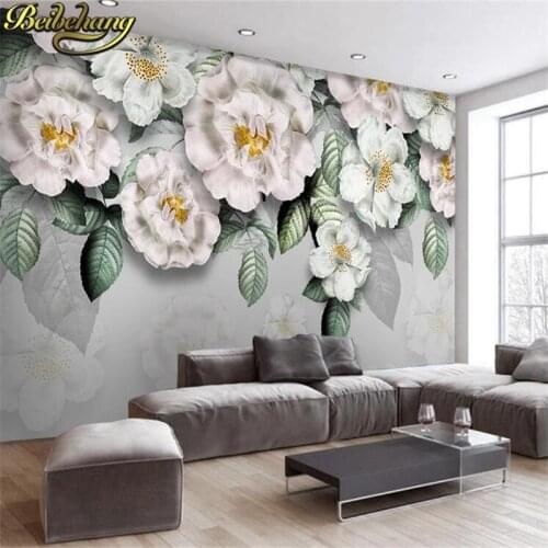 Beibehang 3D wallpaper home decor Photo background Pink rose petals drop living room office large wallcovering mural wall paper