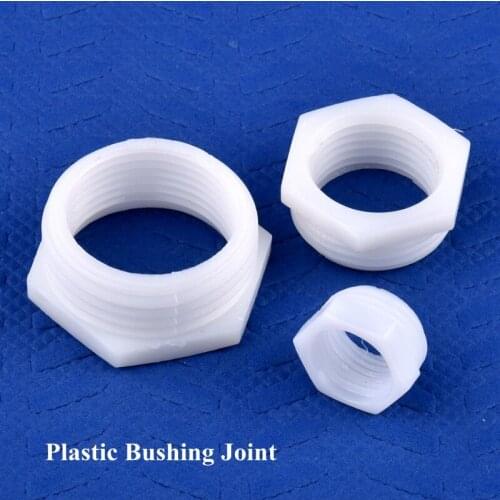 5~200pcs 1/8" 1/4" 3/8" 1/2" 3/4" 1" Thread Bushing Joint Aquarium Fish Tank Adapter Water Pipe Hose Joints Reducing Connector