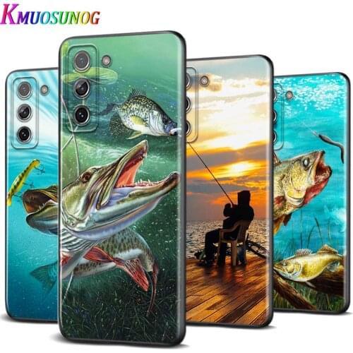 Hunting Fishing Art Fish for Samsung S20 FE Lite Ultra Plus A91 A81 A71 A51 A41 A31 A21 A11 A12 A01 A72 A52 A42 Phone Case