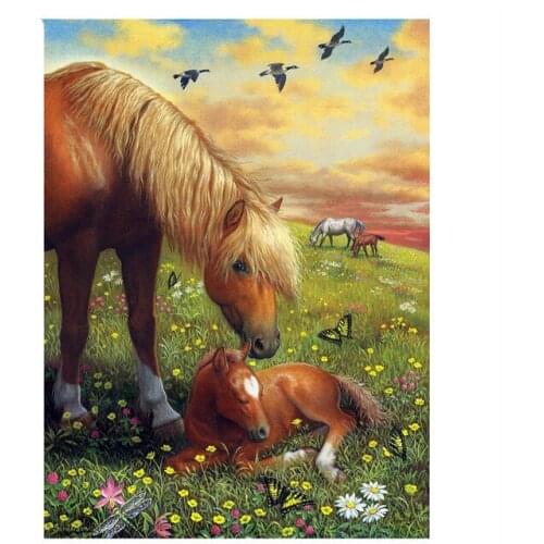 Diy Diamond Painting Horse Diamond Mosaic 5D Sets Embroidery Needlework Handmade Crafts Home Decoration Full Square rhinestones