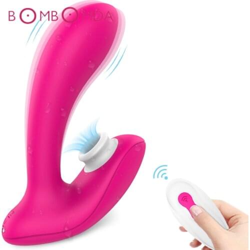 Wireless Sucking Dildo Vibrator Adult Toy For Couples G Spot Stimulator Remote Control Vibrator Sex Toys For Woman Masturbator