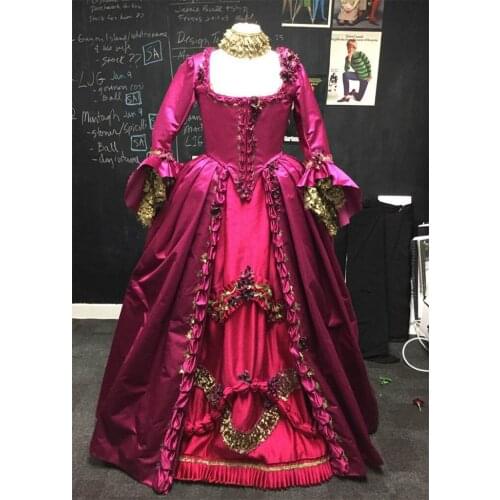 Cosplay legend 18th Century Rococo Gown Outlander Queen Louise Costume Gown Dress Cusotm Made H001