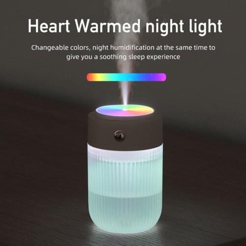 Hot New 250ml Portable Electric Air Humidifier Aroma Oil Diffuser USB Cool Mist Sprayer With Colorful Night Light For Home Car