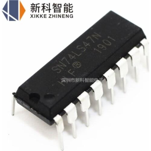 Xinyuan 10PCS/LOT DIP16 74LS47 SN74LS47N HD74LS47P