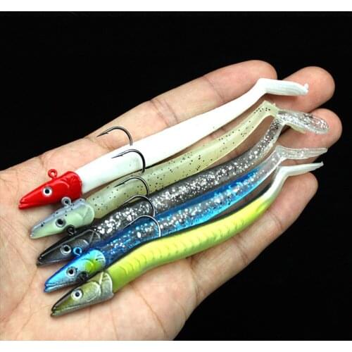 5pcs Softbait Black Minnow 10cm 10g Artificial Wobber Shad Worm Fish Sea Fishing Bait Pesca Pike Fishign Jig Leurre