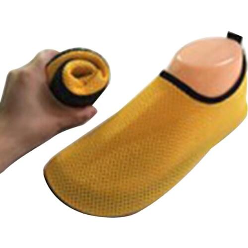 New Design Fold Portable Summer Swimming Shoe Mesh Sandals For Women Couples Sapato Feminino Wade Shoes Beach Breathable