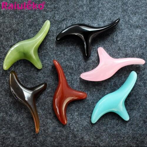 Resin Wax Triangle Bird Massage Acupoint body Massager Promote Blood Circulation Lymphatic Drainage Shiatsu Feet Massage Rod