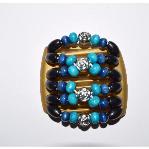 Silver rose beads small size magic comb 20 pcs/lot Easy to Use for young&old