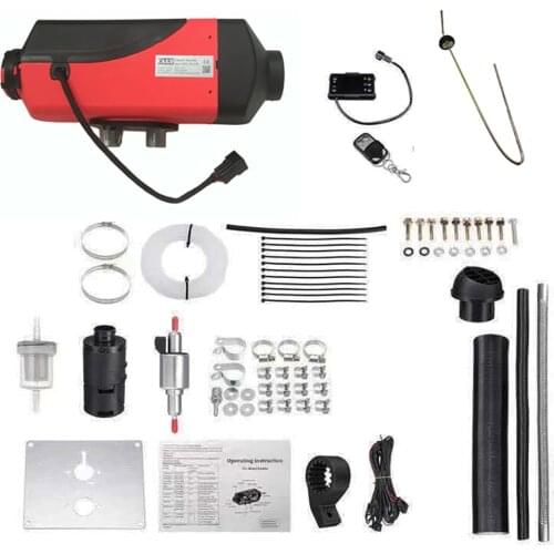 2kw Portable universal auto car air parking heater for diesel truck boat caravan with remote controller