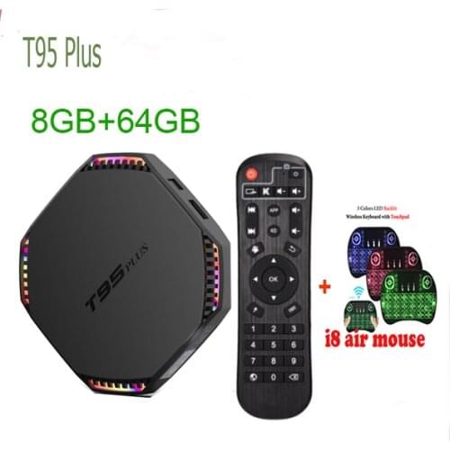 T95 Plus RK3566 5pcs TV Box Android 11.0 4G/32G 8G/64G 2.4G 5G Wifi BT4.0 USB3.0 1000M 8K Google Voice Youtube PK H96 MAX RK3566