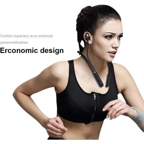 FOR Écouteurs Casque Bluetooth 4.2 Sans Fil Sport Magnétique Mains libres Universel