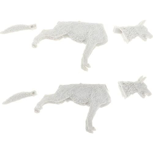 1/35 Resin Figure Kit Dog Miniature War Game WWII Scenery Unpainted