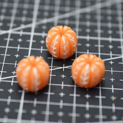 1pcs/lot resin flat back simulation food peel orange 13mm Cabochons Hair Bow Center Card Frame Making Craft DIY