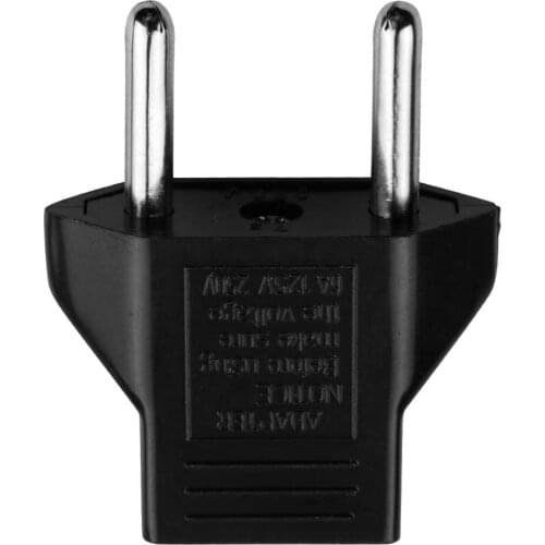 5pcs/lot Universal EU to US travel power adapter electrical plug converter socket American European socket converterLN