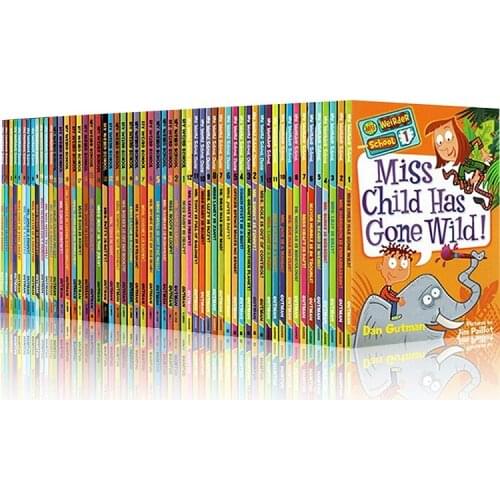 57 books My Weird School (season 1 to 4) Box Set Children Kids English Story Comic Book Campus life theme Chapter Book 6-12 year