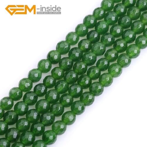 6mm Faceted Mutil-color Jades Round Beads For Jewelry Making Strand 15 inches DIY Jewelry Gifts Spacer Loose Bead Wholesale