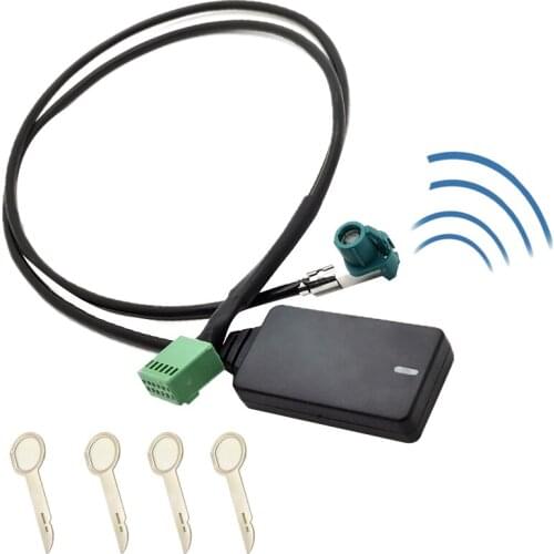 12 Pin 12V Car Wireless AUX Bluetooth 5.0 Adapter Hands Free Auto Bluetooth Car Kit Audio Cable for A3 A4 B8 B6 A6 C6 B7 C6