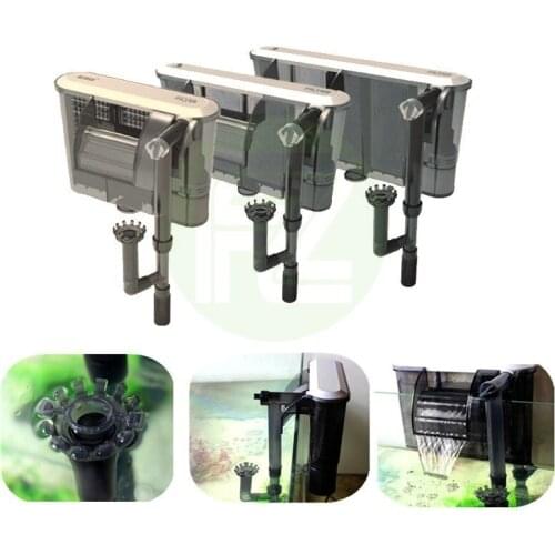 Hot Sale 3.5W Fish Tank Noiseless External Filter Aquarium Ultra-Silence Wall-mounted Waterfall External Hanging Filter
