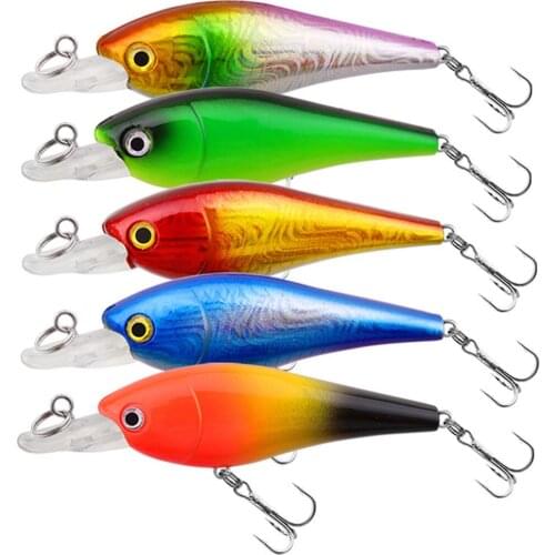 6.5cm 4.5g Fishing Lure Floating Simulation Minnow Lure Bait with Ringing Beads