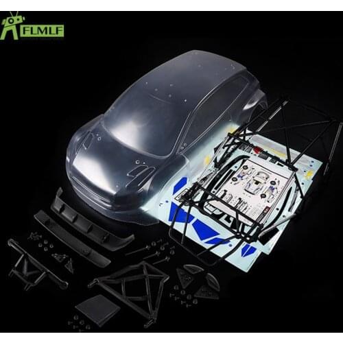 Body Shell Kit with Anti-roll Cage Fit for 1/5 ROVAN ROFUN RF5 WRC Rally Rc Car Games Toys Parts