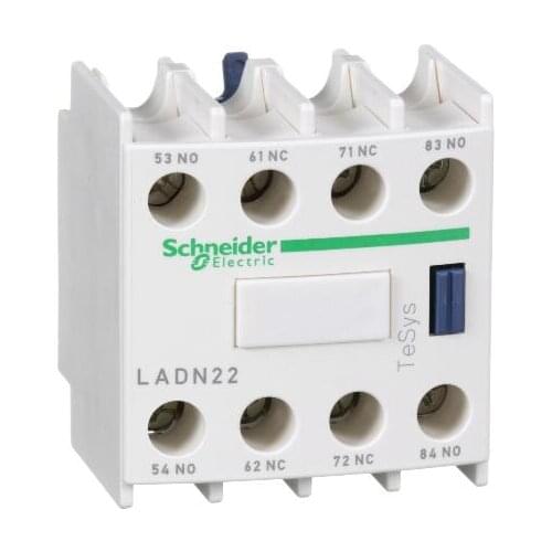 LAD-N22C LADN22C LADN22 Auxiliary contact block, TeSys D, 2NO + 2NC, front mounting, screw terminals