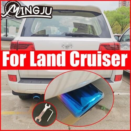 Stainless Steel Tail Exhaust Muffler For Land Cruiser 200 LC200 for LEXUS 570 LX570 Tip End Tail Pipe Car Styling Accessoriess