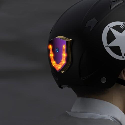 New Motorcycle Helmet Night Light Riding night light Outdoor bicycle warning light LED Intelligent tail lamp Waterproof design