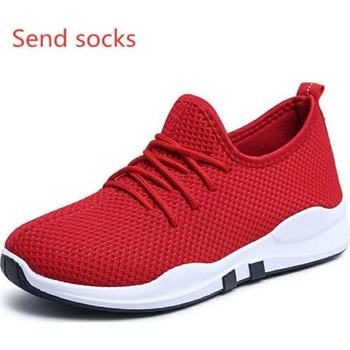 Autumn new womens shoes casual sports shoes jogging casual elastic with solid color breathable lazy old Beijing cloth shoes tid