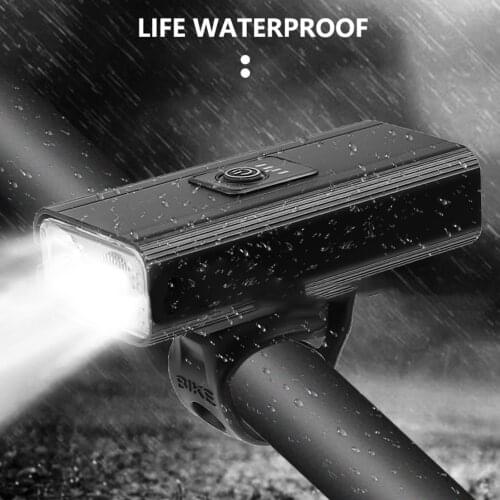 USB Rechargeable T6 LED Bicycle Light Power Display Bike Front Lamp Flashlight Bicycle Accessories Replacement Parts