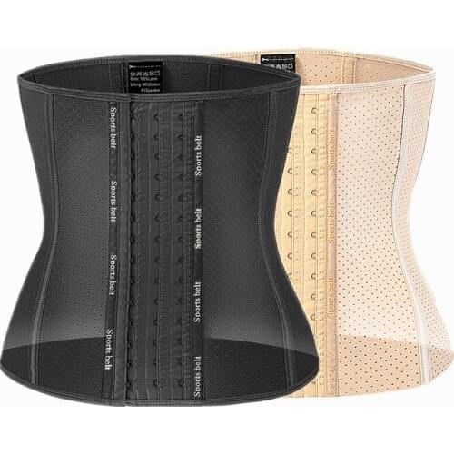 Sweating, Waist Body-tightening Natural Latex Womens Fitness Body-shaping and Abdomen-tightening Belts